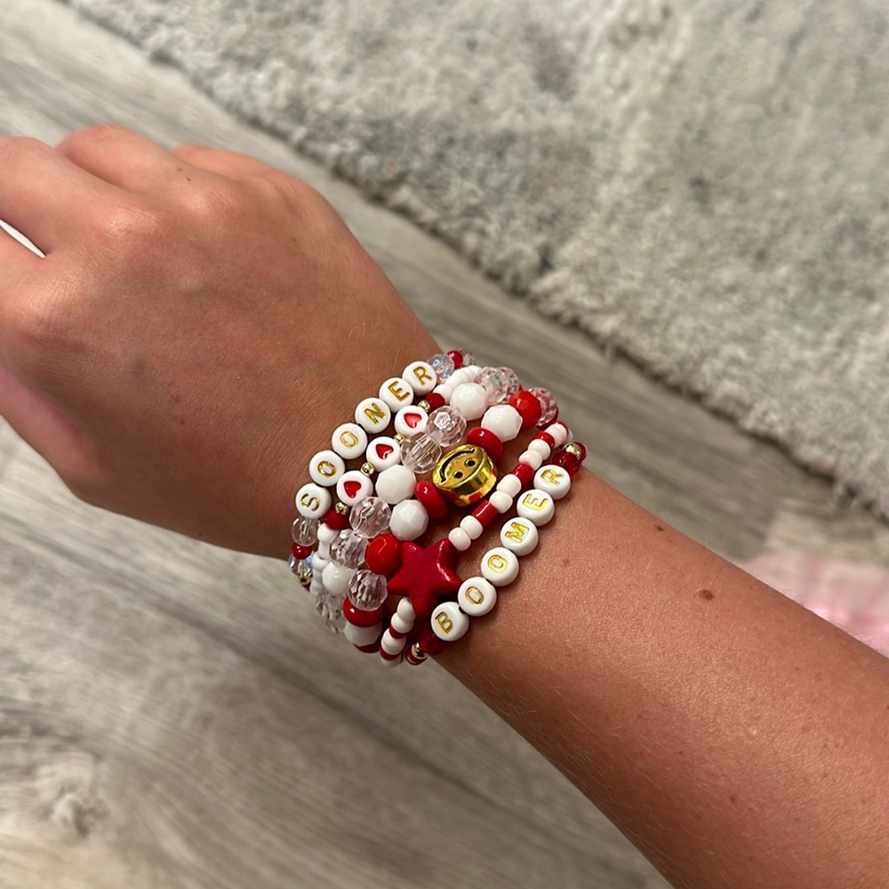 boomer sooner bracelets university of oklahoma